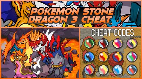 pokemon stone dragon 3 cheats